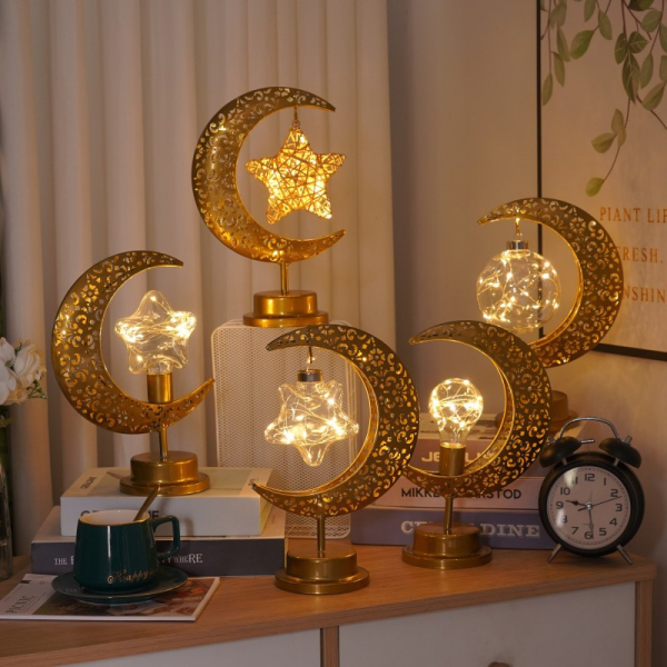 Moon star Led Light festival Desk Light lamp Decorative Table Lamp rechargeable decoration Night Light For Bedroom