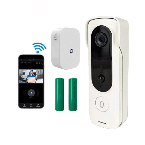 Tuya app Smart Wireless Video Doorbell Remote Control HD 720P Night Vision intelligent building intercom system Doorbell