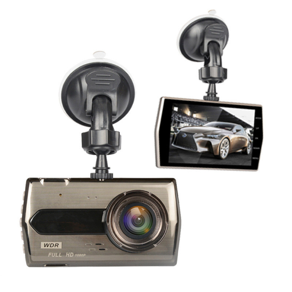 Driving Dual recorder 4 Inch Night Vision dash cam Monitoring G-Sensor black box car Dash Cam FHD 1080P car dashcam