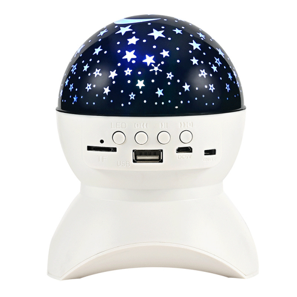 flash drive TF card bluetooth speaker star projector light colorful music models bedroom dazzling small table projection lamp