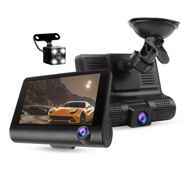 Car Dvr Two Camera 4 Inch HD screen 1080P Dash Cam 350mA Night Vision Video Recorder Driving Recorder  Dash Cam