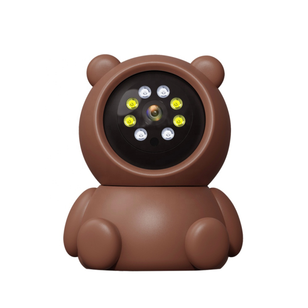 Brown Bear Video Camera Wifi HD 1080P Dual Light Sources Tracking Smart Home Baby Security Camera