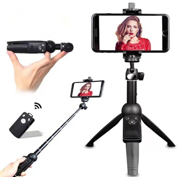 Bluetooth remote control selfie Extendable Selfie Stick Mobile Phone Tripod Flexible Stand Holder Wireless Selfie Stick