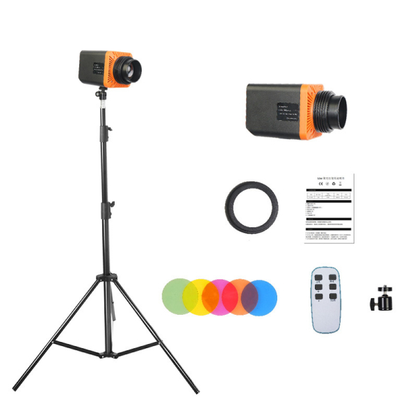 Live Streaming Fill light LED Filter spotlight Light Camera selfie stick 5 Colors Filter Dimmable Light Set with Tripod Stand