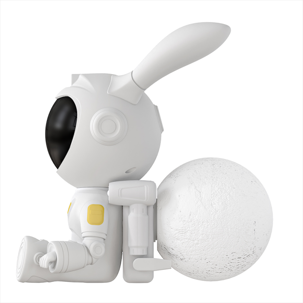 Moon Bunny Projection Lamp Smart 3D Astronaut Lamp spaceman Night Light Sky Star Projector for Bedroom