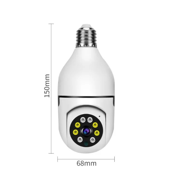 Home Wireless security WIFI 1080P CCTV Camera solar WiFi Light Bulb Smart camera Night Vision IP Security Camera