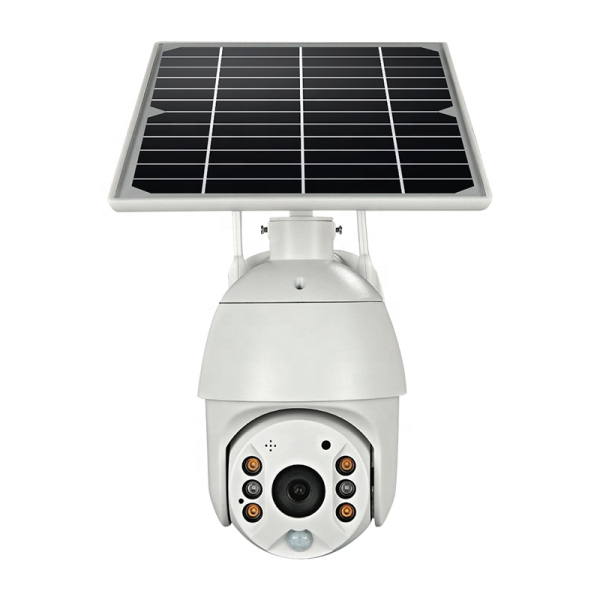 Solar Surveillance Camera Wireless Wifi Waterproof IP66 Remote Viewing  HD1080P Smart PTZ Solar Camera With Solar Panel