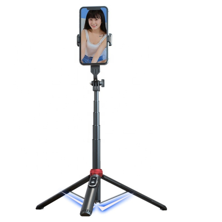 bracket selfie  P160 mobile phone BLE Selfie stick Mobile phone universal fill light 1.6m floor tripod stand flex selfie